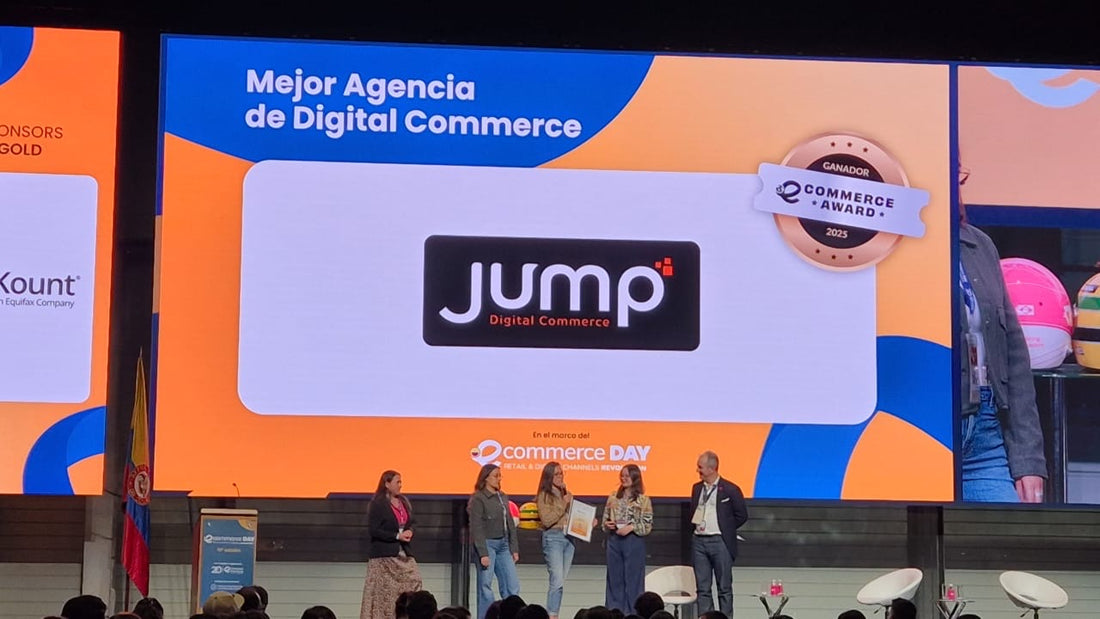 Jump Digital es reconocida como Mejor Agencia en Digital Commerce 2025 en el eCommerce Day Colombia